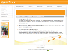 Tablet Screenshot of dynamis-berlin.de
